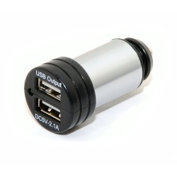 Zástrčka USB 12-24V 5V/2100mA E homologace