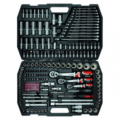 Gola sada 1/2", 3/8", 1/4" + příslušenství 216 ks