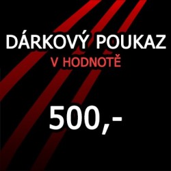 Dárkový poukaz v hodnotě 500 Kč