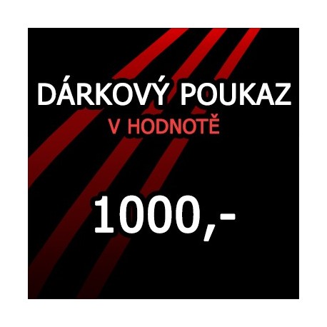 Dárkový poukaz v hodnotě 500 Kč