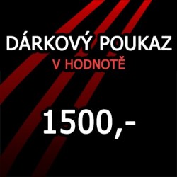 Dárkový poukaz v hodnotě 1500 Kč