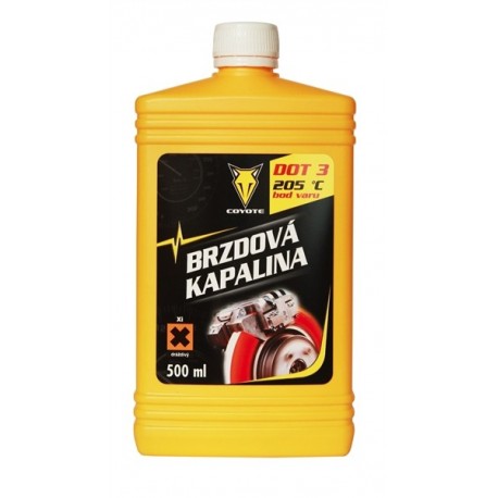 COYOTE Brzdová kapalina DOT 3, 205°C, 500 ml